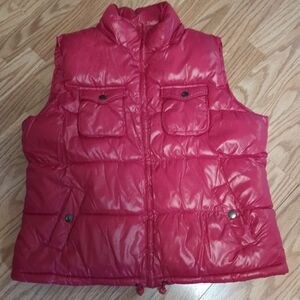 Faded Glory Puffer Vest. No Hood. Red. Women's XL. Found The Hood! Will Include